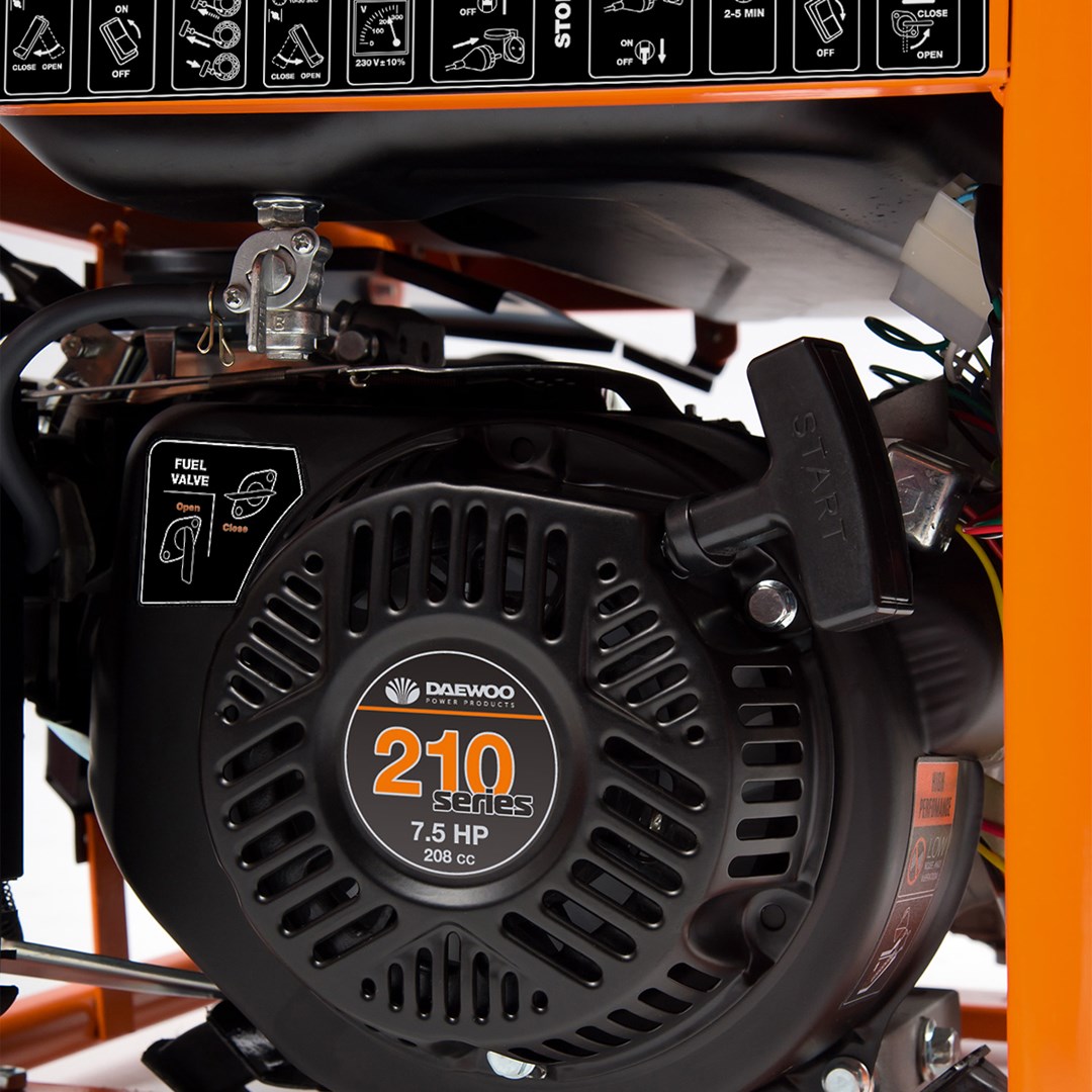 PETROL GENERATOR 3.2KW 230V/GDA 3500E DAEWOO-1