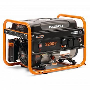 PETROL GENERATOR 3.2KW 230V/GDA 3500E DAEWOO-5