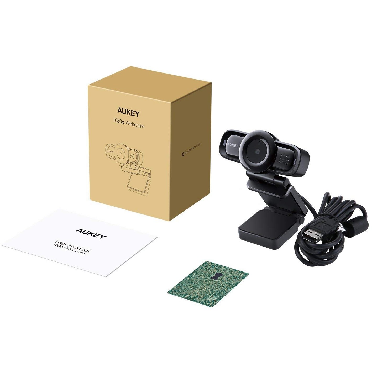 Kamera AUKEY PC-LM3 (2 MP, 1920 x 1080 pixels, USB 2.0)-2