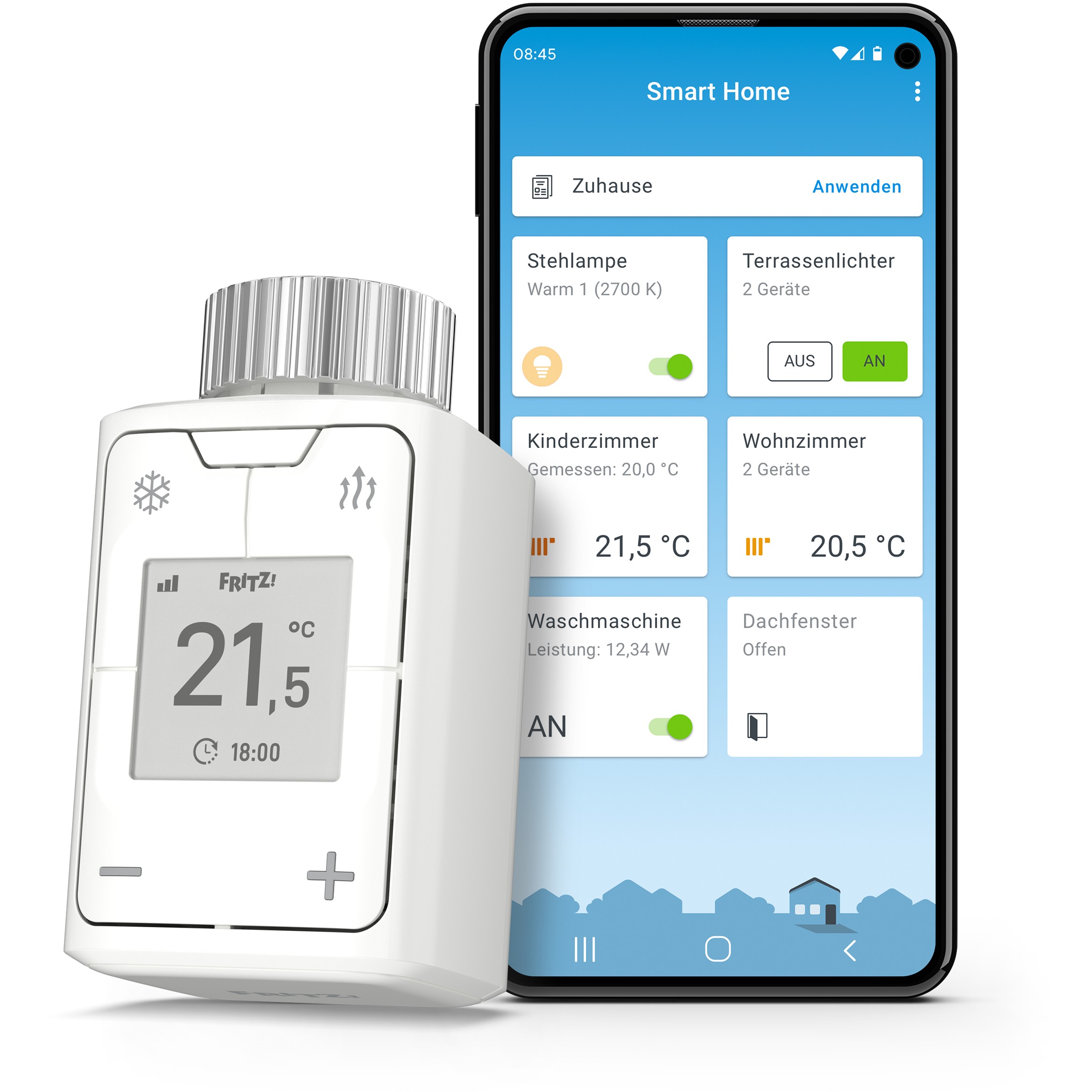 Pametni termostat AVM FRITZ! DECT 302 - bijela boja-2