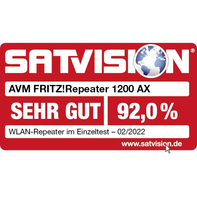 AVM FRITZ!Repeater 1200 AX (Wi-Fi 6, 3000 Mbit/s, Gigabit Ethernet, WPA3, Bijeli)-6