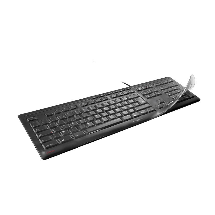 Zaštitna navlaka za tipkovnicu CHERRY WetEx for STREAM KEYBOARD (otporna na tekućine, periva)-0