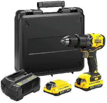 Bušilica Stanley Brushless drill driver 18V Fatmax V20 2x2.0Ah pannier-0