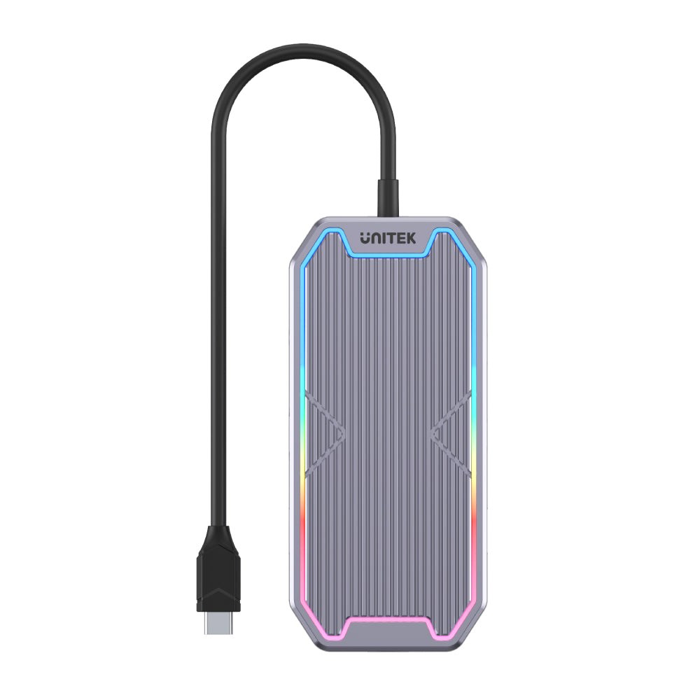 UNITEK D1028A 7-u-1 USB-C Hub (4K@60Hz HDMI, 1Gbps LAN, 100W PD, 10Gbps)-2