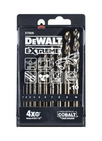 Set svrdala za metal DEWALT DT4956-QZ EXTREME 2 HSS-COBALT, 1-10mm, 10 komada-1