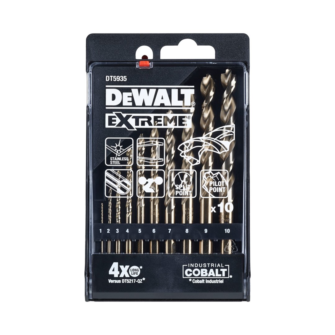 Set svrdala za metal DEWALT DT4956-QZ EXTREME 2 HSS-COBALT, 1-10mm, 10 komada-3