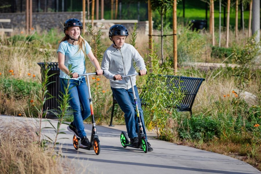 Scooter RAZOR A5 Lux Light-Up Kids Classic Green, Multicolour-4
