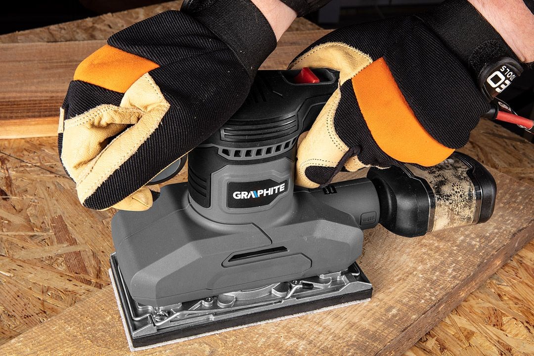 Orbital sander 260W, 90 x 187 mm foot-5
