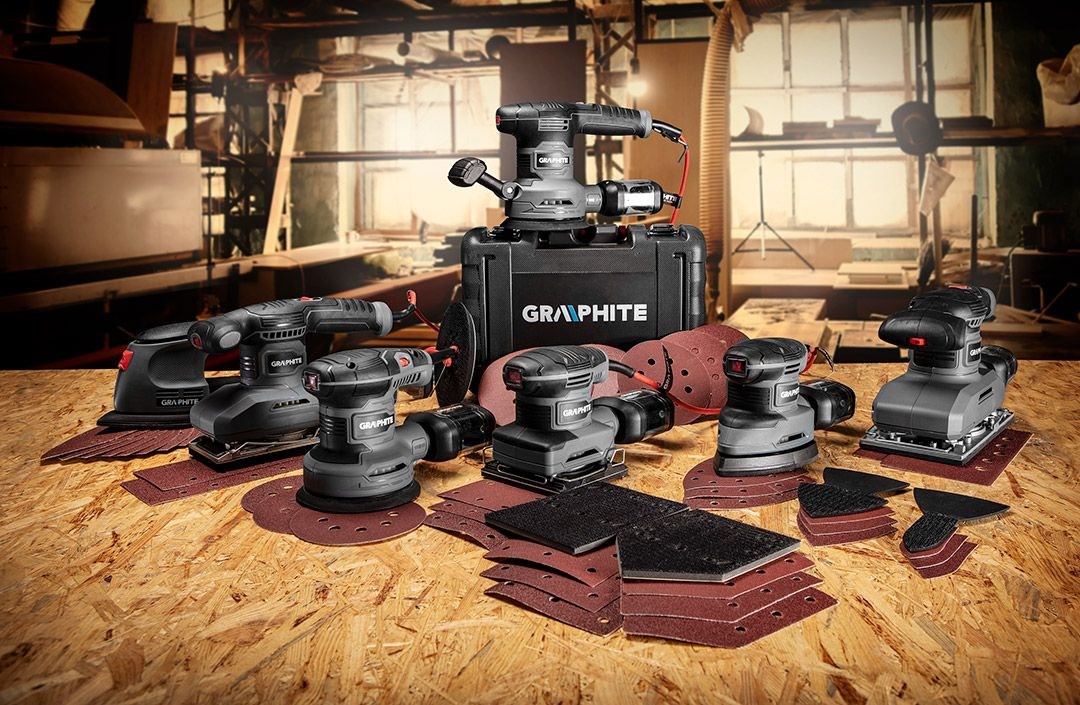 Orbital sander 260W, 90 x 187 mm foot-0