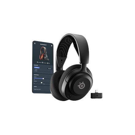 SteelSeries | Gaming Headset | Arctis Nova 5 | Bluetooth | Over-ear | Microphone | Noise canceling | Wireless | Black-0
