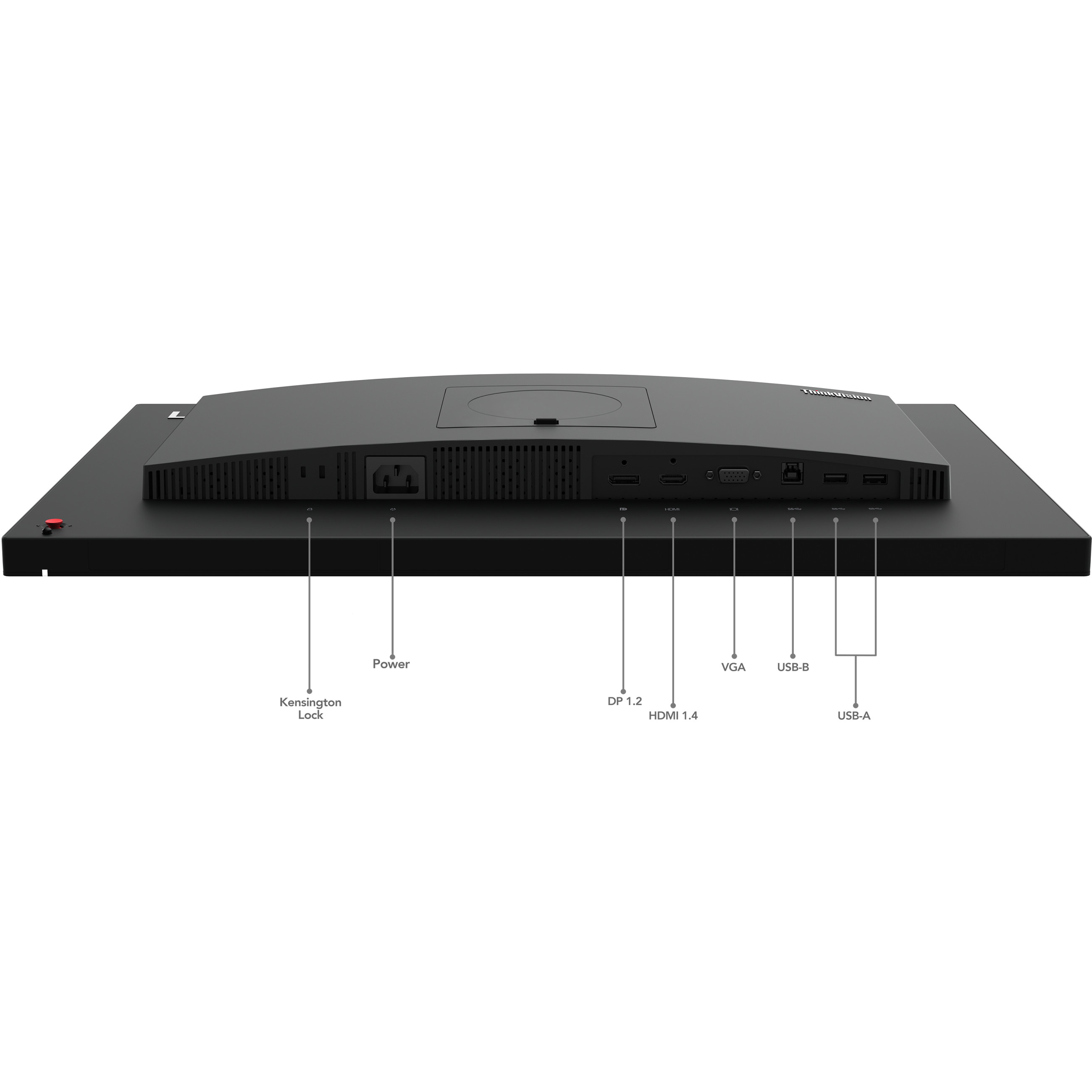 Monitor LENOVO ThinkVision T24v-30 (Full HD, HDMI/DP/VGA/Hub/Kamera)-7
