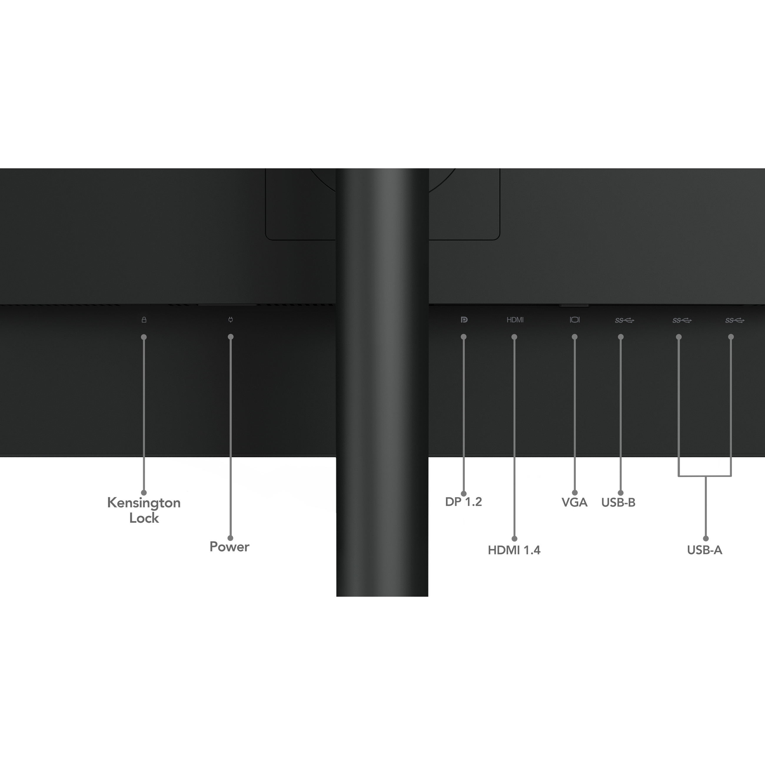 Monitor LENOVO ThinkVision T24v-30 (Full HD, HDMI/DP/VGA/Hub/Kamera)-8