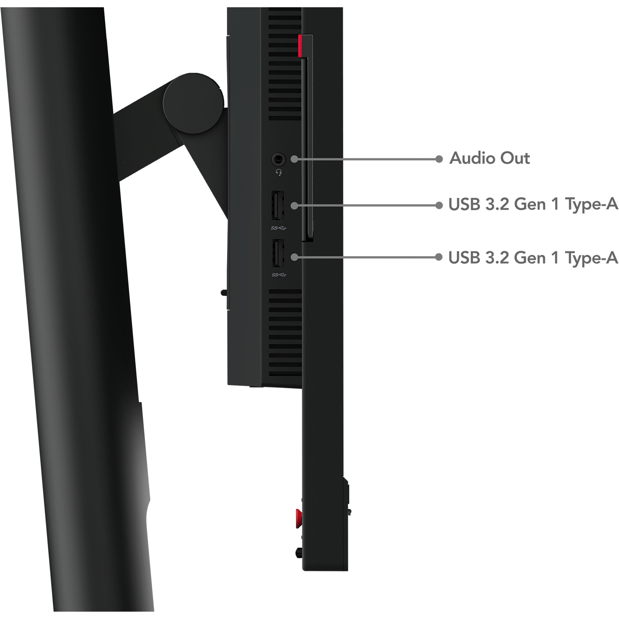 Monitor LENOVO ThinkVision T24v-30 (Full HD, HDMI/DP/VGA/Hub/Kamera)-9
