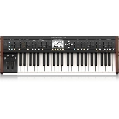 Sintezator BEHRINGER DEEPMIND 12 (49 tipki, analogni, crni, DC napajanje)-3