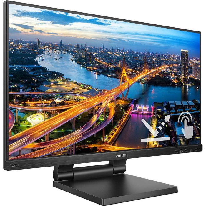 Philips B Line 222B1TC/00 computer monitor 54.6 cm (21.5") 1920 x 1080 pixels Full HD LED Touchscreen Black-1