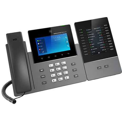 VoIP Telefon GRANDSTREAM GXV3450 (5 linija, HD audio, dvostruki gigabit mrežni portovi)-2
