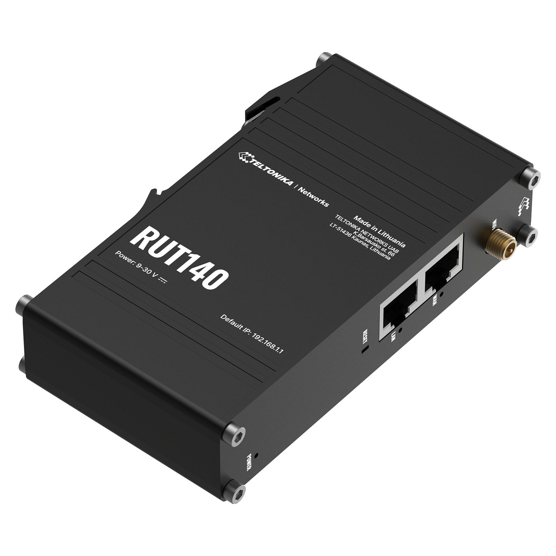Ethernet router TELTONIKA RUT140 (2 ethernet lan portova, -40 - 70 °C, 10 - 90% vlage, 580 MHz procesor, 128 MB interne memorije, 16 MB flash memorije, OpenVPN podrška)-6