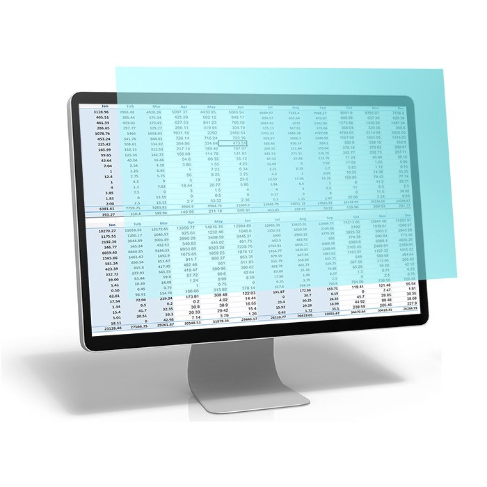 Qoltec Blue Light Filter 23.8" | 16:9 | Eye Care | Anti Glare | Matte | per monitor-3