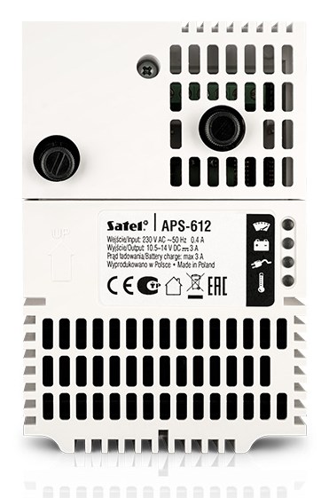 SATEL APS-612 impulsno napajanje s pričuvom (12V DC, 6A, Grade 2)-0
