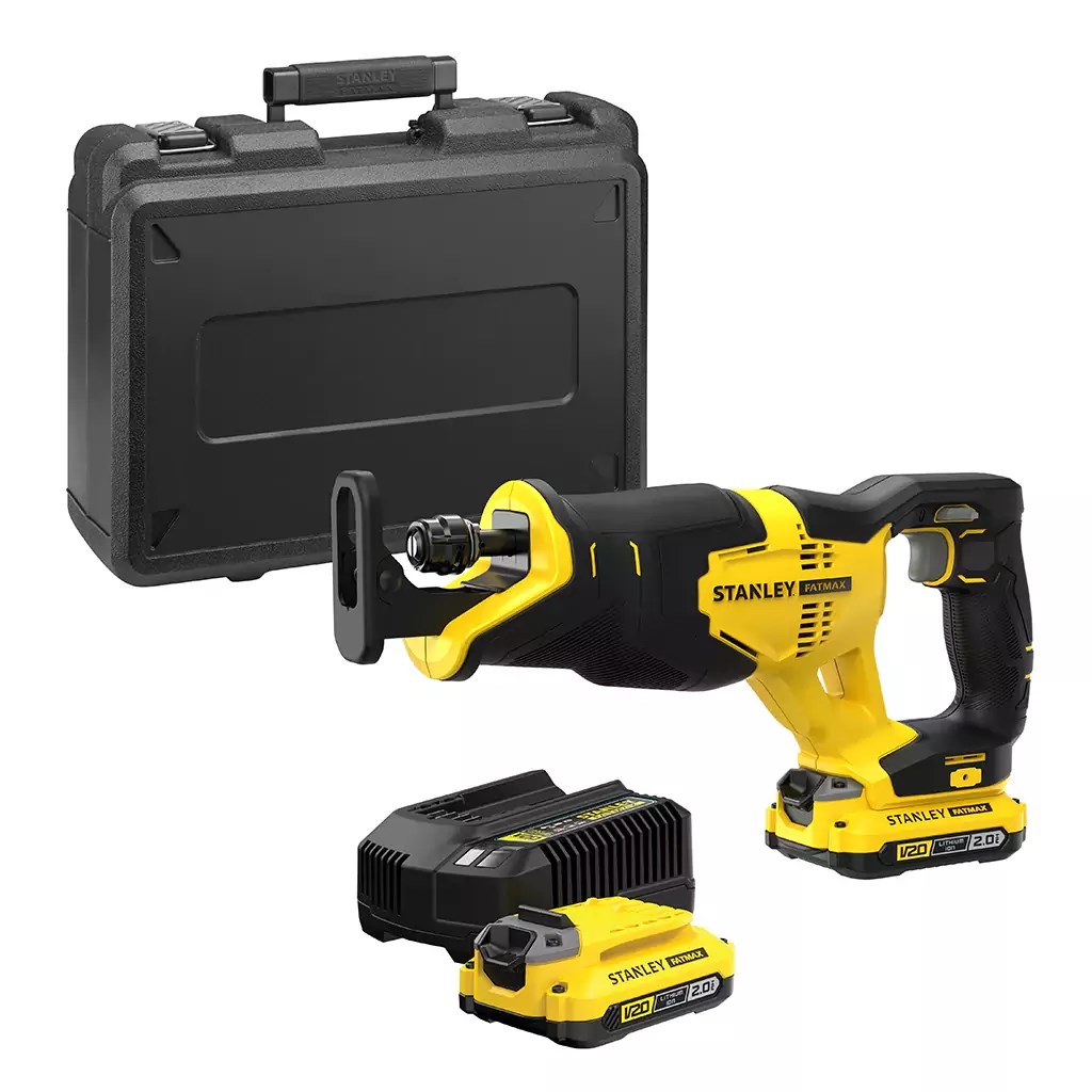 Akumulatorska sabljasta pila STANLEY FATMAX V20 SFMCS310D2K (18V, 2x 2.0Ah, kofer)-0