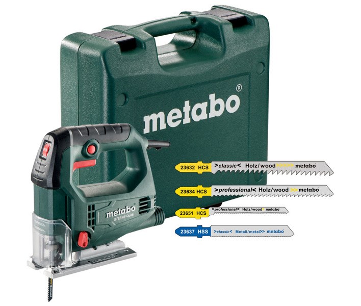 Ubodna pila METABO STEB 65 Quick 450W (set s 20 listova pile i koferom)-0