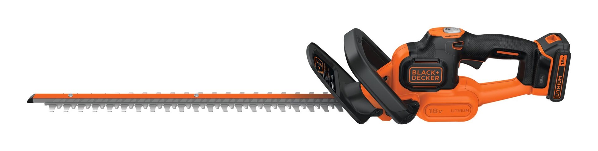 Black&Decker Power Command Series Hedge Trimmer 18V/2.0AH, Li-Ion-8