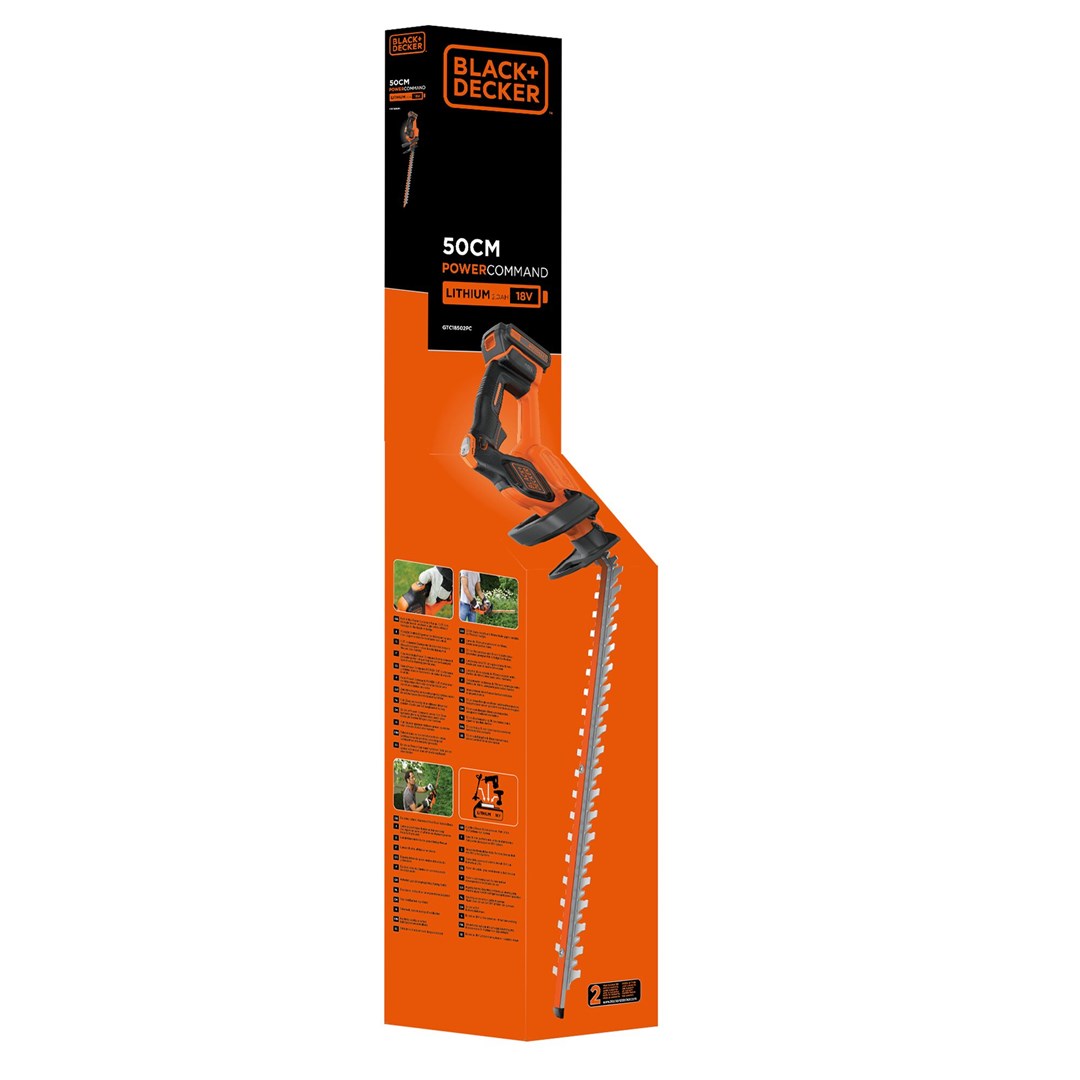Black&Decker Power Command Series Hedge Trimmer 18V/2.0AH, Li-Ion-6