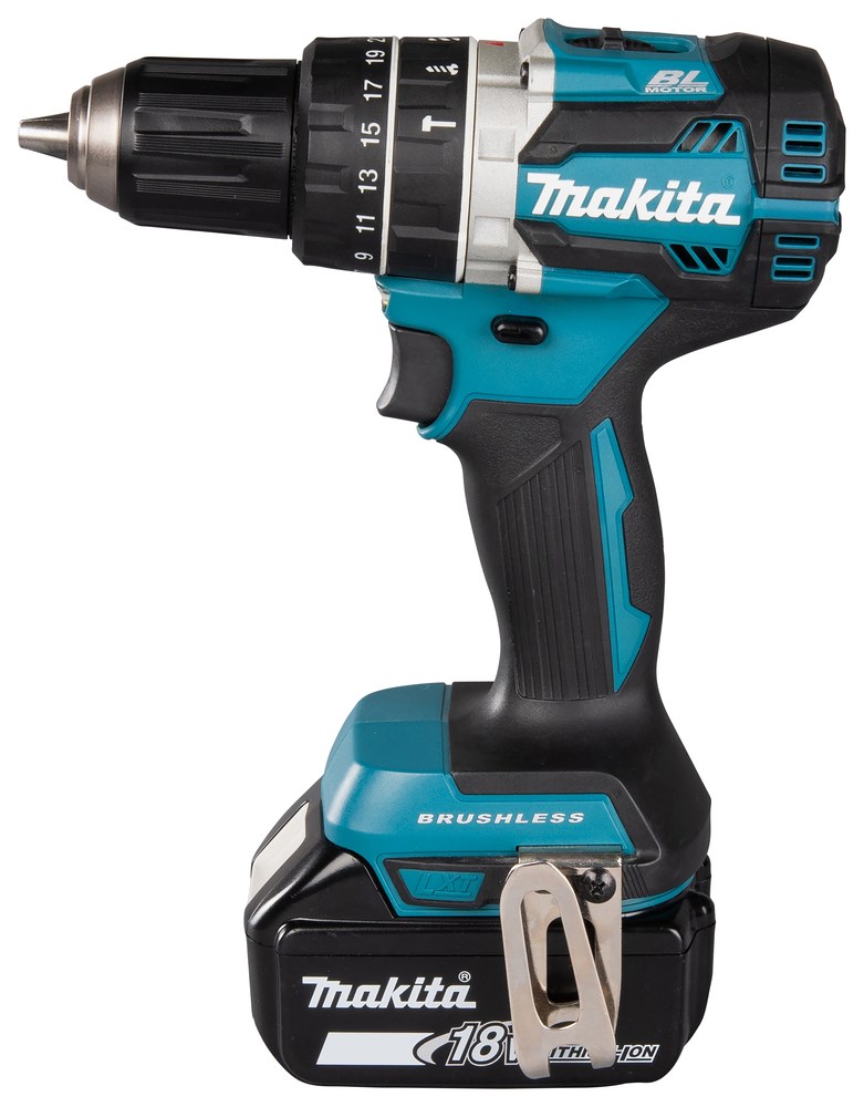Akumulatorska udarna bušilica-odvijač MAKITA DHP484RFJ (18V, 54Nm, 2x 3.0Ah, MAKPAC)