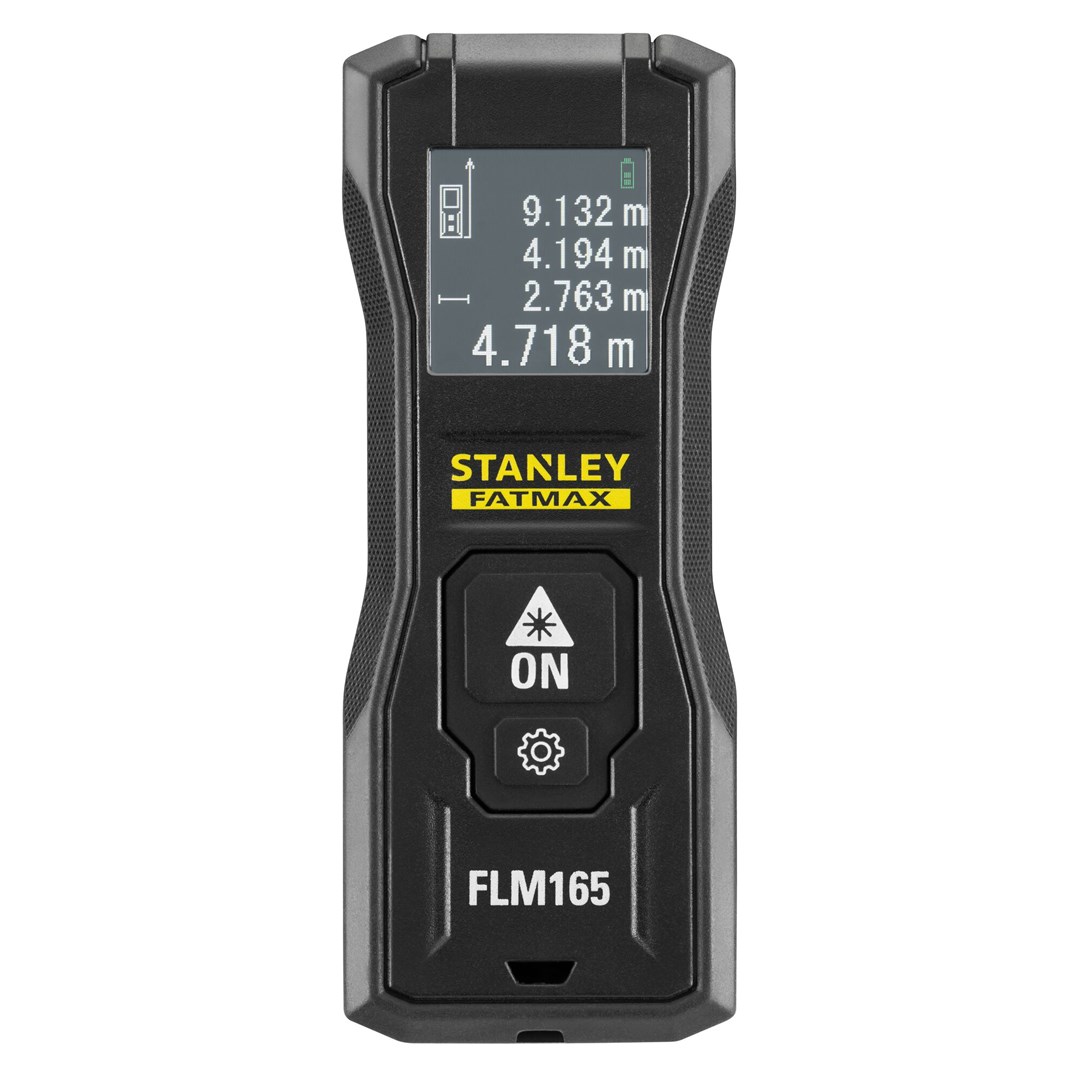 Laserski daljinomjer STANLEY FLM165 (domet 50m, točnost 1.5mm, LCD zaslon, IP40, Li-Ion baterija)-19