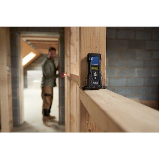 Laserski daljinomjer STANLEY FLM165 (domet 50m, točnost 1.5mm, LCD zaslon, IP40, Li-Ion baterija)-26