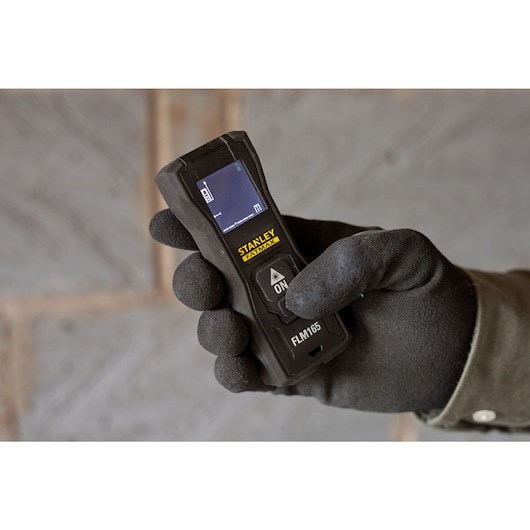 Laserski daljinomjer STANLEY FLM165 (domet 50m, točnost 1.5mm, LCD zaslon, IP40, Li-Ion baterija)-3