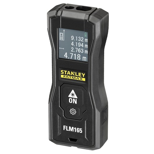 Laserski daljinomjer STANLEY FLM165 (domet 50m, točnost 1.5mm, LCD zaslon, IP40, Li-Ion baterija)-21