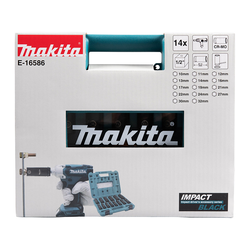 Set udarnih nasadnih ključeva MAKITA E-16586 1/2" 14-dijelni-4