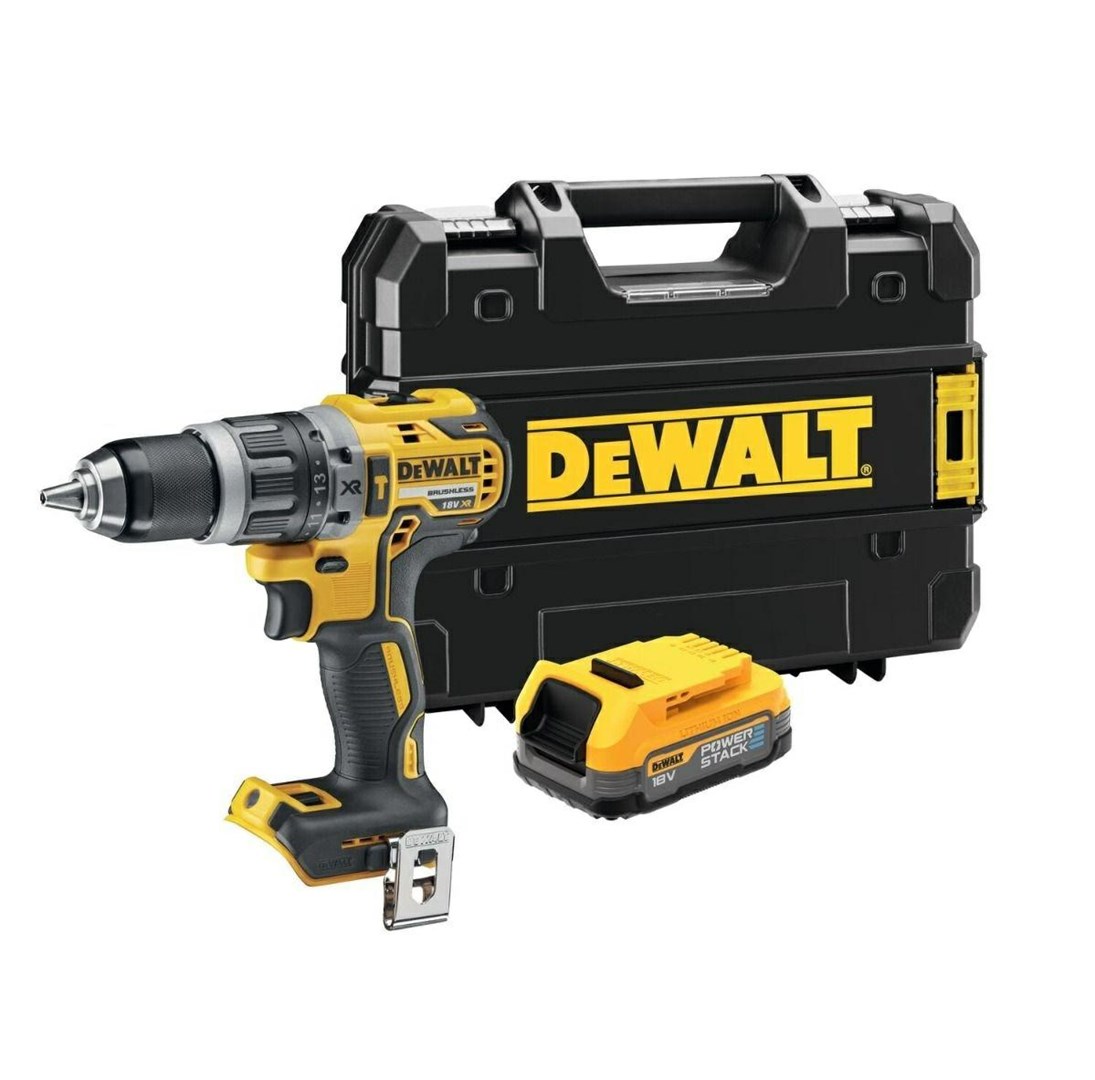Bušilica DEWALT DCD796E1T (18V, 70/27Nm, 1x1,7Ah POWERSTACK, bez punjača, TSTAK)
