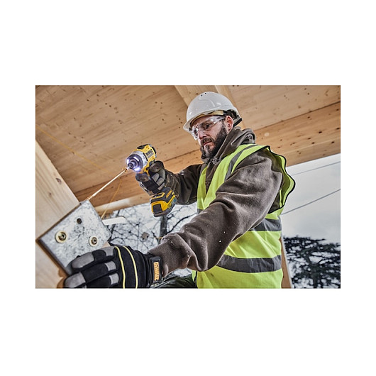 Udarni odvijač DEWALT 18V XR Impact Driver 282nm TSTAK (Baterija Litij-ionska, Napon 18V, Snaga 700W, Težina 1.09 kg, Boja Crna/Žuta)-11