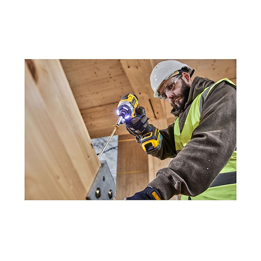 Udarni odvijač DEWALT 18V XR Impact Driver 282nm TSTAK (Baterija Litij-ionska, Napon 18V, Snaga 700W, Težina 1.09 kg, Boja Crna/Žuta)-12