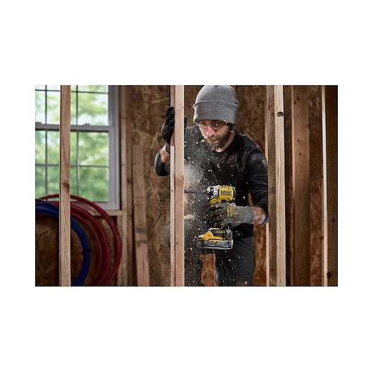 Udarni odvijač DEWALT 18V XR Impact Driver 282nm TSTAK (Baterija Litij-ionska, Napon 18V, Snaga 700W, Težina 1.09 kg, Boja Crna/Žuta)-13