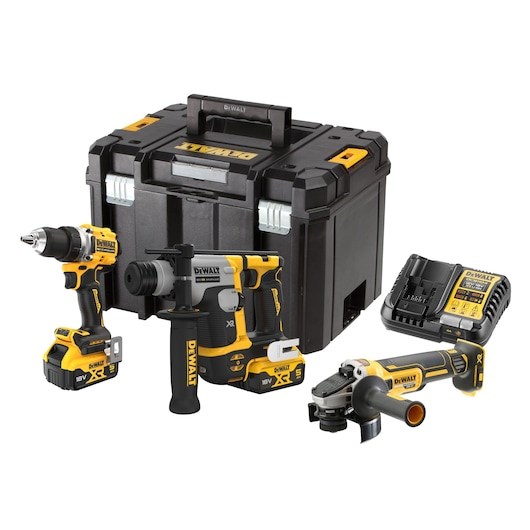Combo set DEWALT DCD800, DCG405, DCH172, 2XAKU 18V 5Ah-0