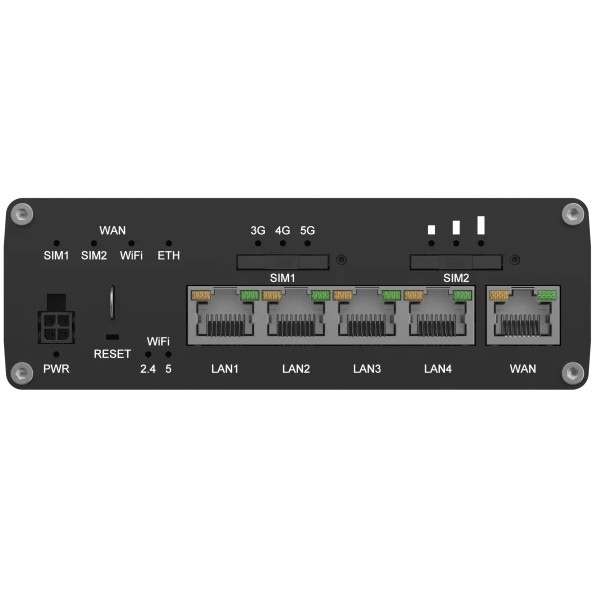 Teltonika RUTC50 | 5G Router | Wi-Fi 6, 5x RJ45 1000Mbps, Dual SIM, IP30-4