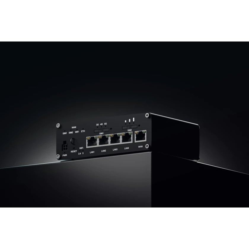 Teltonika RUTC50 | 5G Router | Wi-Fi 6, 5x RJ45 1000Mbps, Dual SIM, IP30-7