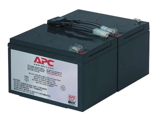 APC RBC6 Punjiva baterija (VRLA, 0 - 40 °C, 0 - 95% vlažnost, crna, 7.68 kg)-2