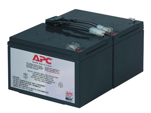 APC RBC6 Punjiva baterija (VRLA, 0 - 40 °C, 0 - 95% vlažnost, crna, 7.68 kg)-0