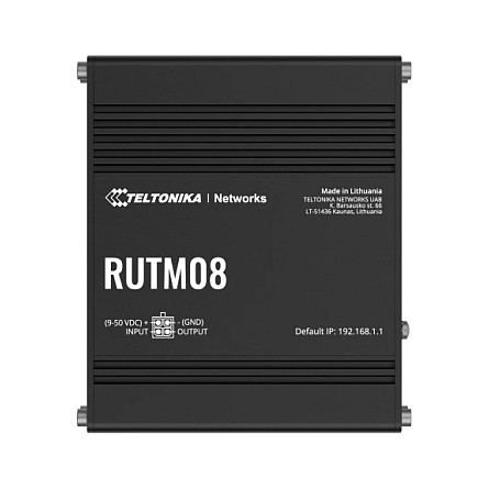 Teltonika RUTM08 Industrijski Ethernet Router (4x Gigabit LAN, RutOS, Pasivni PoE)