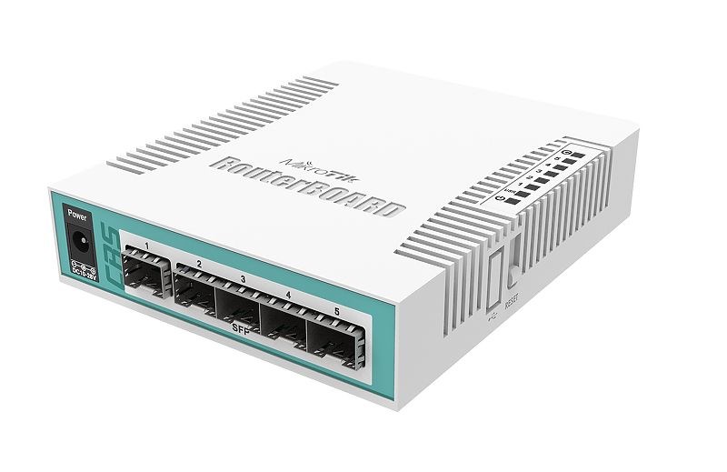 Mrežni switch MIKROTIK Cloud Router Switch CRS106-1C-5S (1x Combo GE/SFP, 5x SFP, RouterOS L5)-0