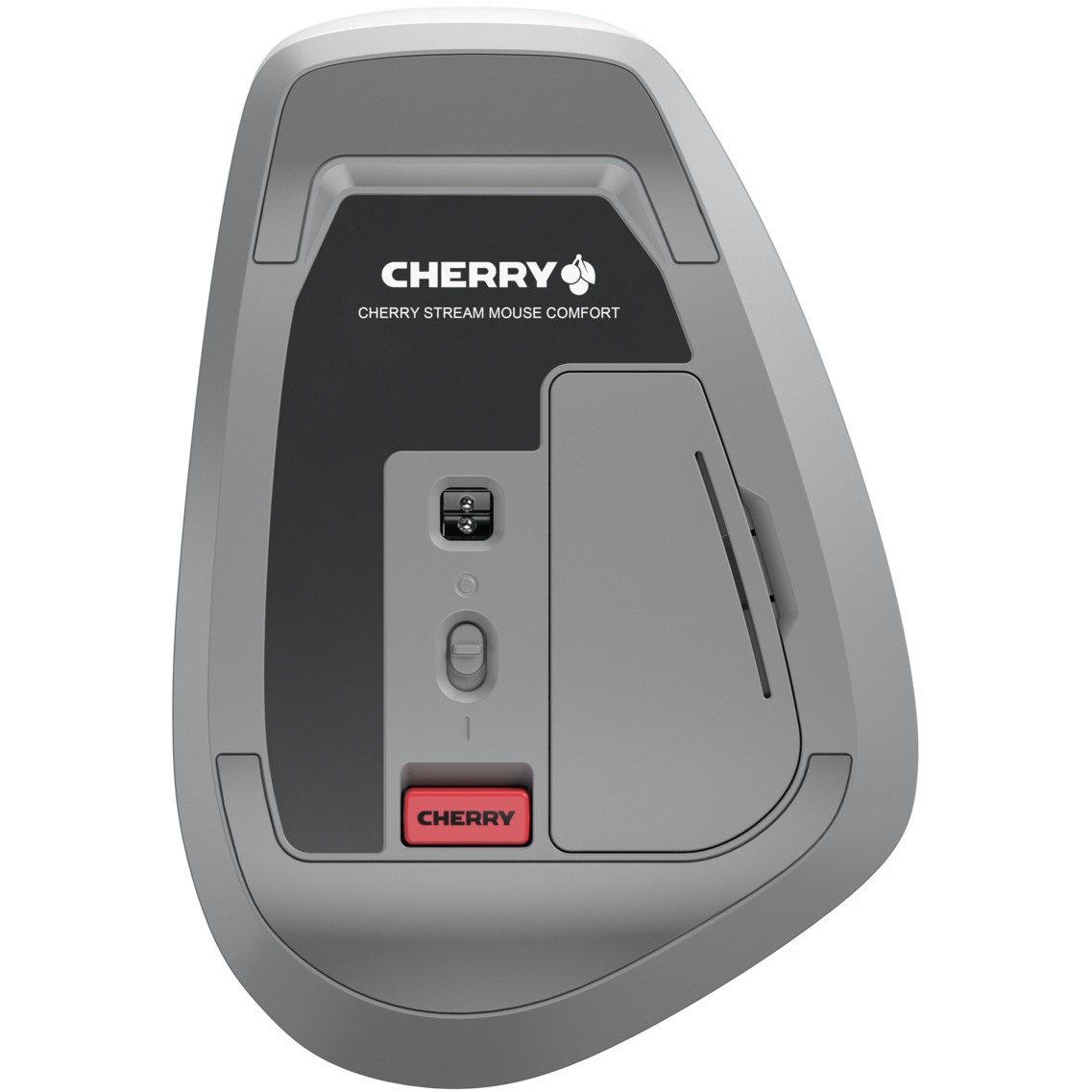 Miš CHERRY MSW Stream Mouse Comfort bežični sivi-1