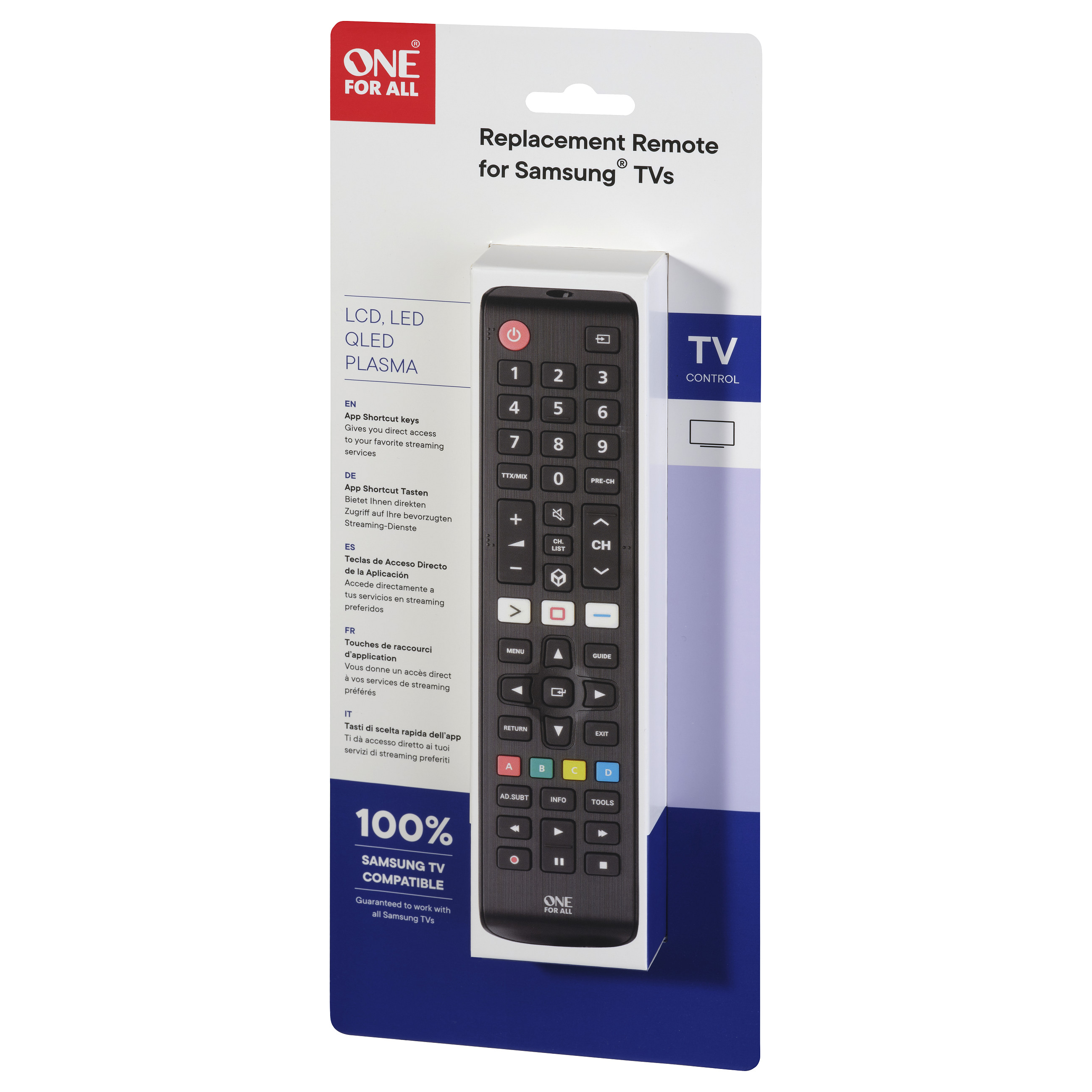 One For All URC4910 Universal Remote Control for Samsung TVs-2