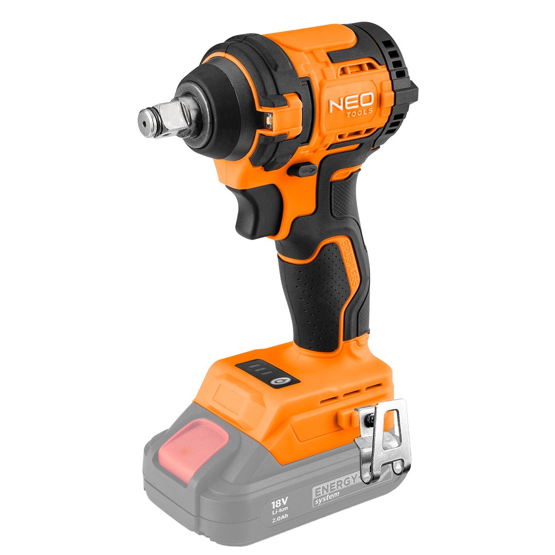 Udarni ključ NEO TOOLS 18V, 350Nm, 1/2'' (bez baterije, kompaktan, Energy+)