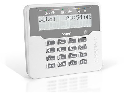 Satel VERSA-LCDR-WH LCD tipkovnica s RFID čitačem (za VERSA i VERSA Plus centrale)