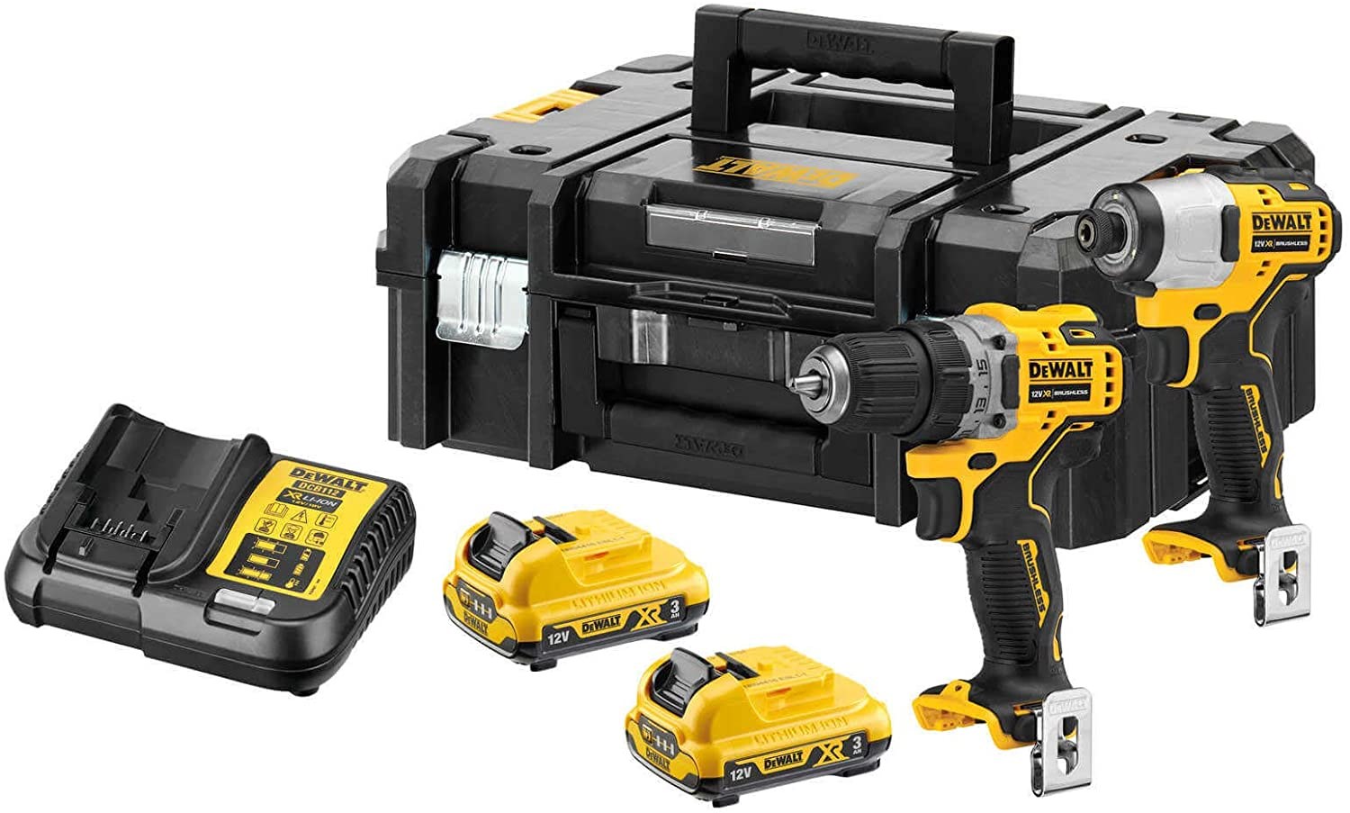 Alatni set DEWALT DCK2110L2T (DCD701+DCF801) 12V 2x3,0Ah TSTAK II