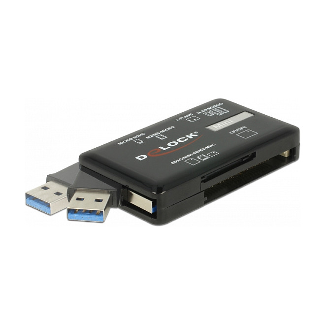 Čitač kartica DELOCK All-in-1 USB 3.2 Gen 1 (5 Gbps, 6 utora, Plug & Play)-0